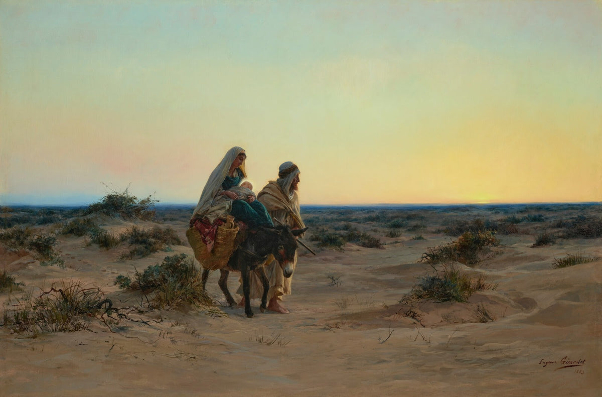 The flight into Egypt 1883
