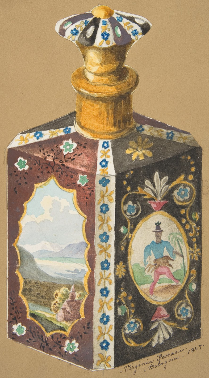 Design for a Decanter 19th century