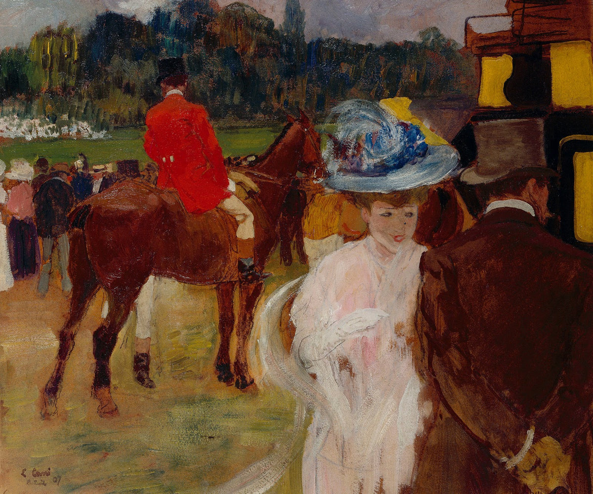Aux courses dAuteuil les Draggs 1907