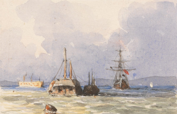 In Portsmouth Harbor