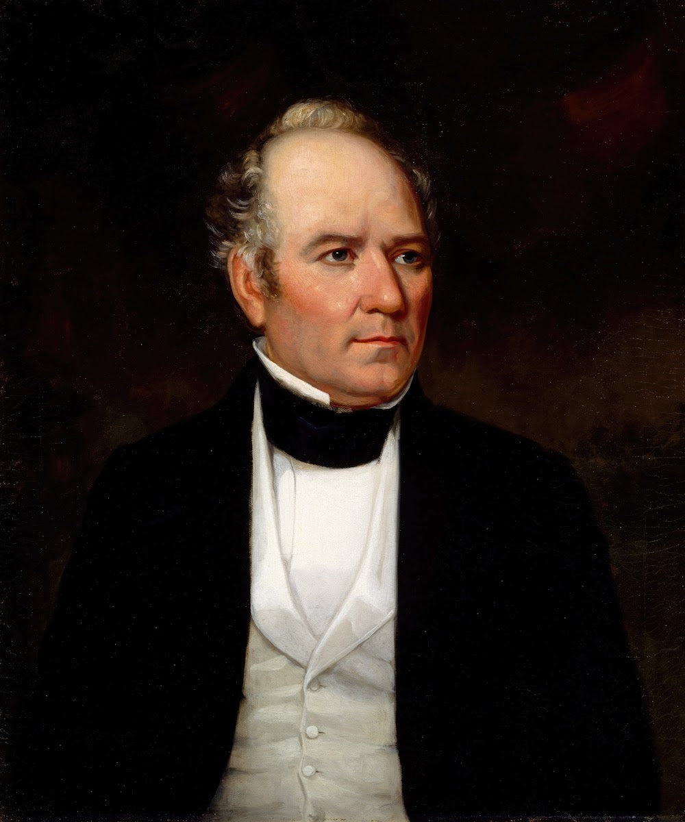 Portrait of Sam Houston 17931863 circa 1851