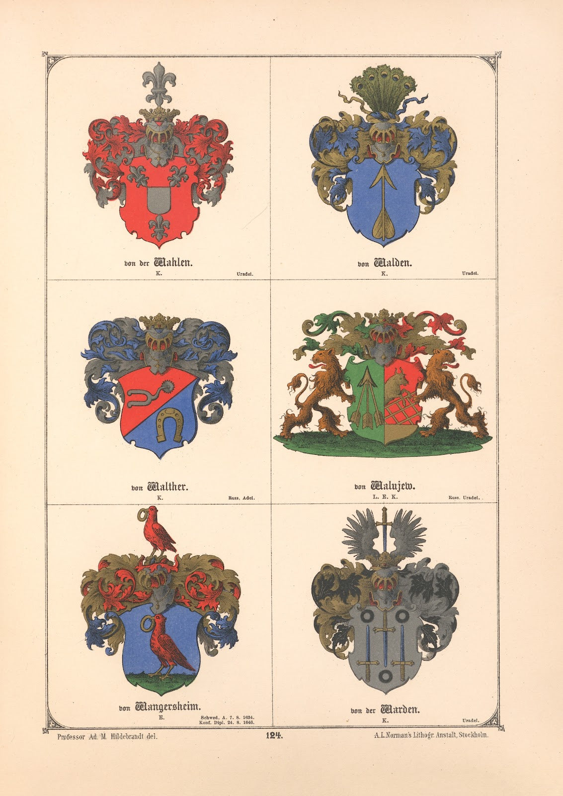 Baltisches Wappenbuch Pl111 1882