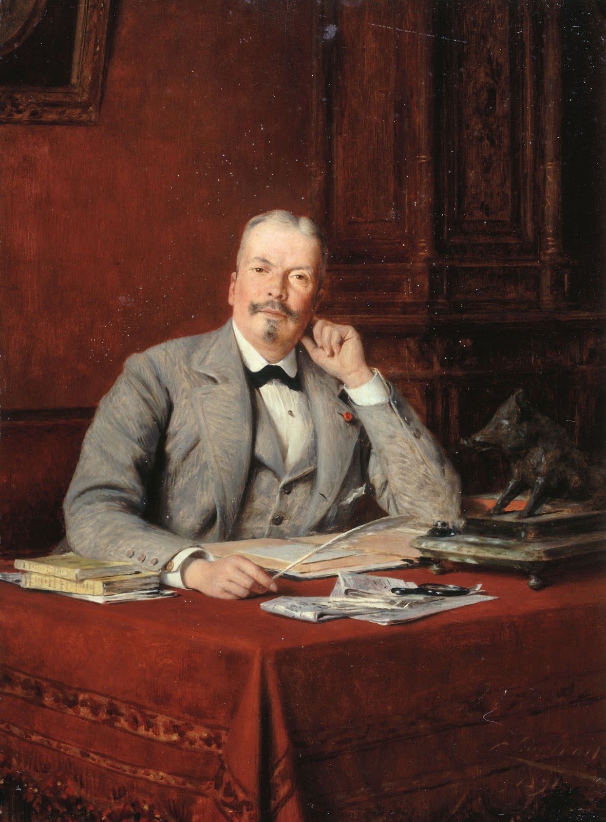 Portrait dOlympe Hériot 1833 1899 homme daffaires 1891