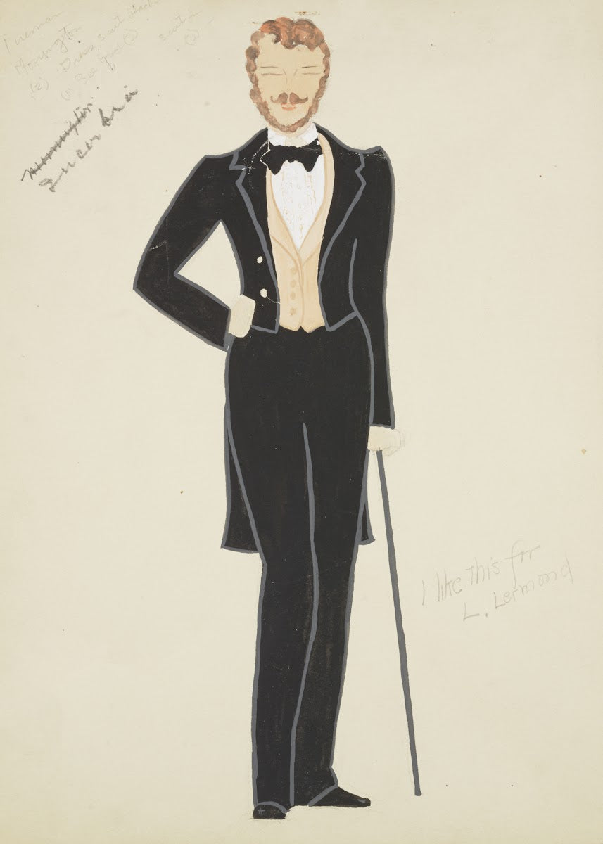 New York Fireman Black tailcoat black trousers 1934 1943