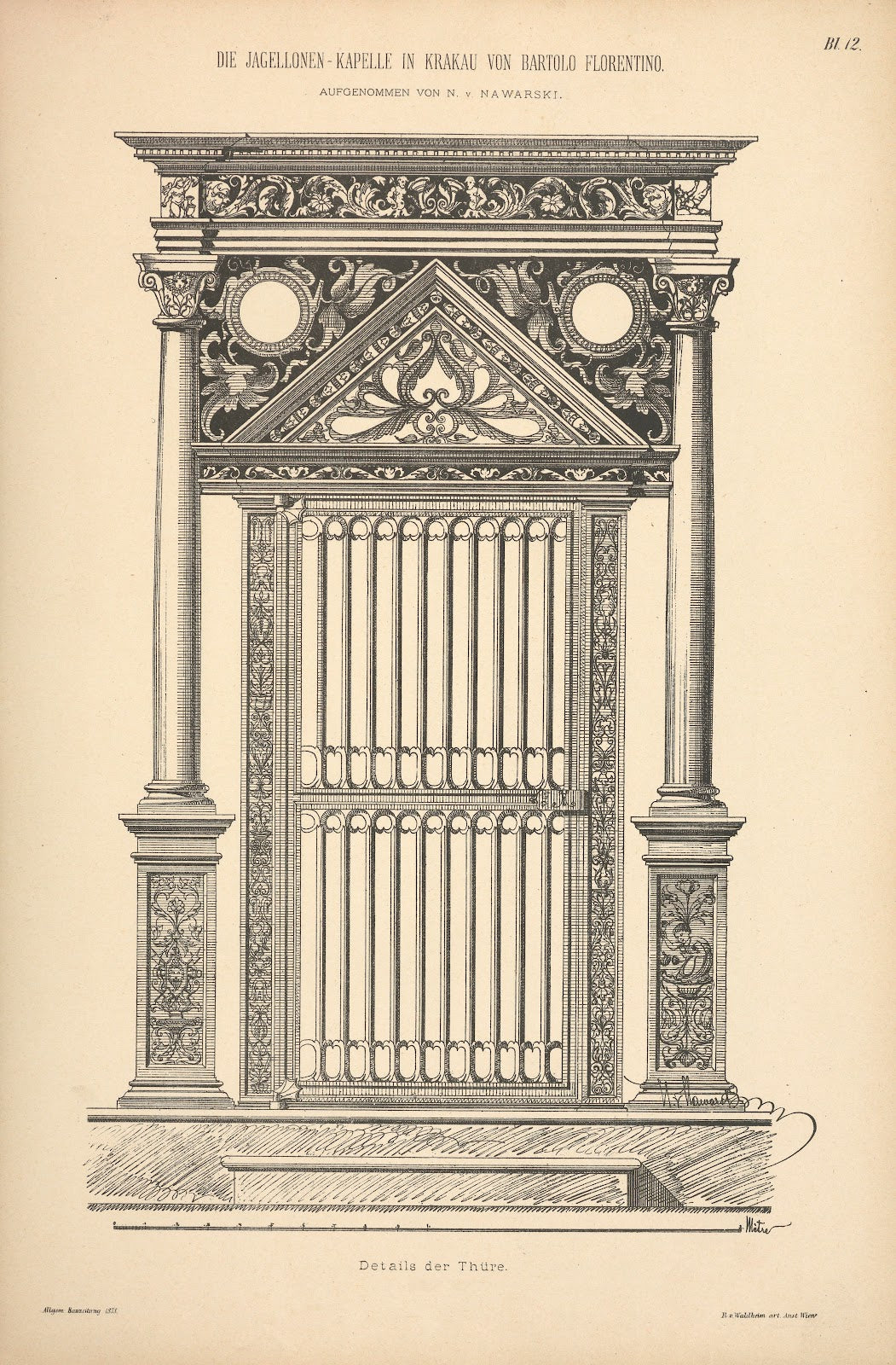Details der Thure 1878
