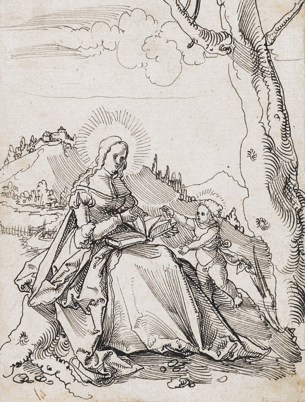 Maria mit Kind in der Landschaft 1516