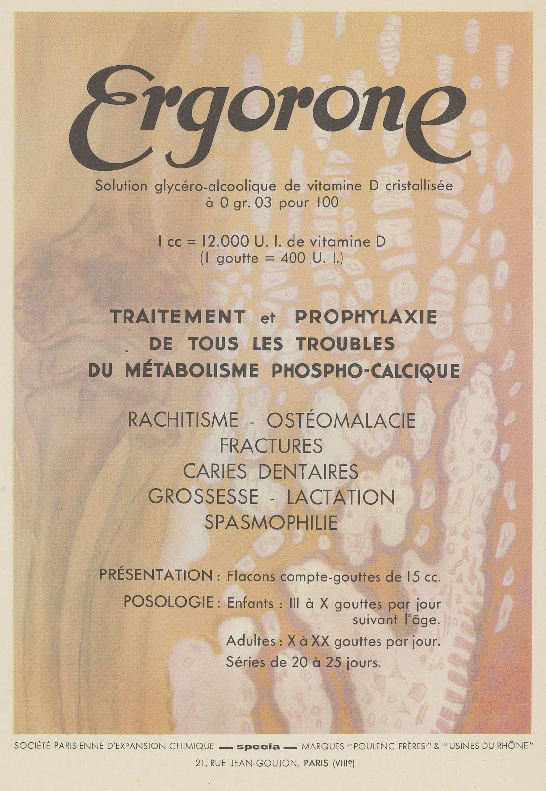 Ergorone 1910 1950