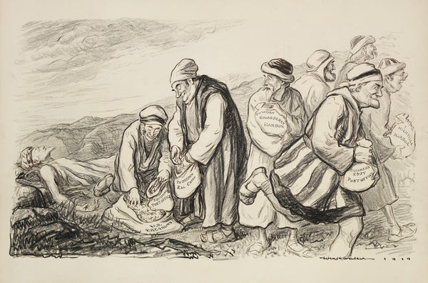 A certain man went down from Jerusalem to Jericho and fell among thieves 1919