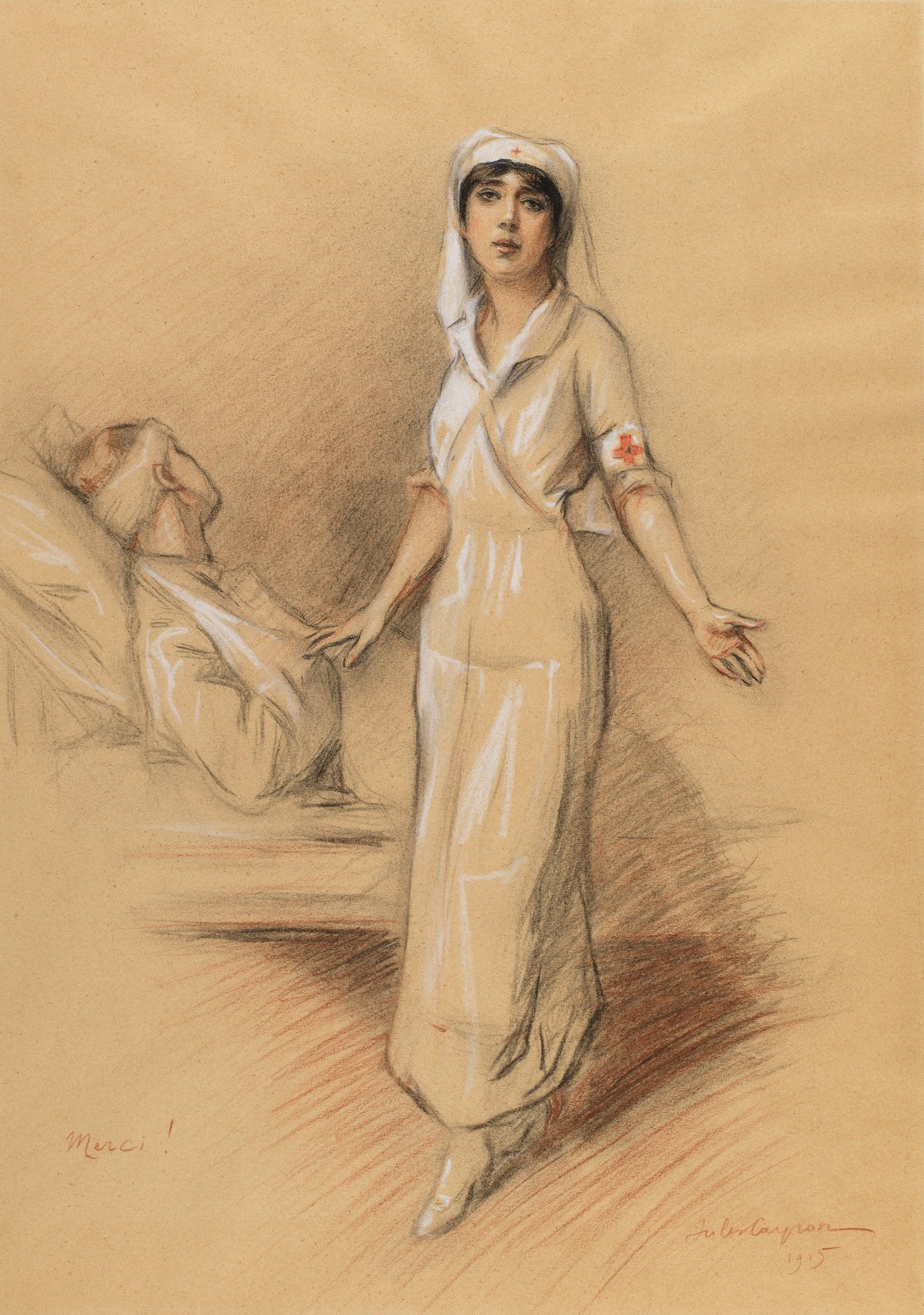 Nurse and Patient 1915