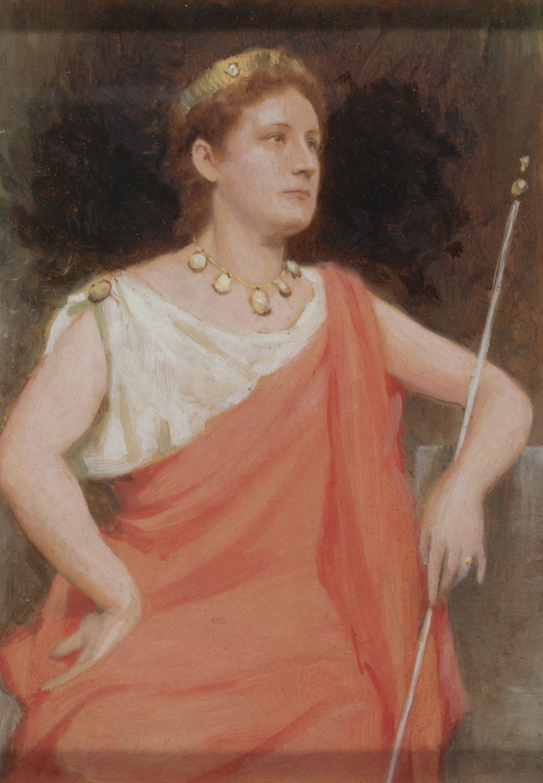 La Tragédie étude daprès Mlle Dudlay 1884