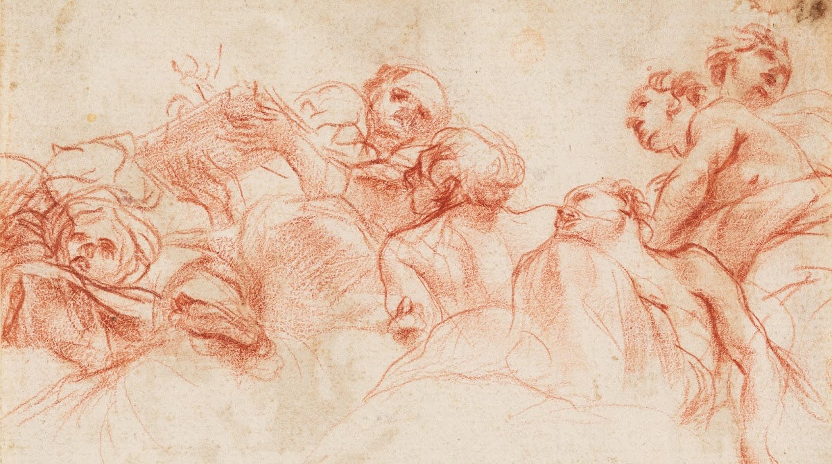Study of Figures in a Dome 1650s