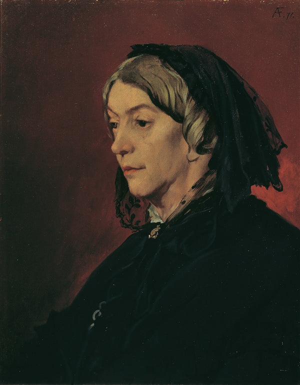 Henriette Feuerbach the artists stepmother 1871