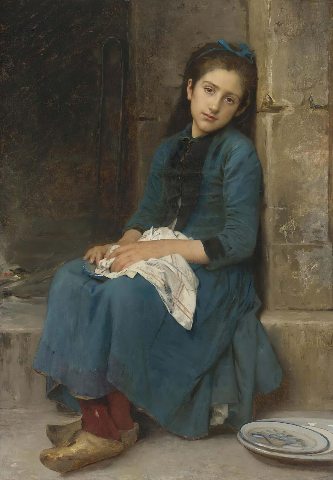 Pensive Girl Innocence 1904