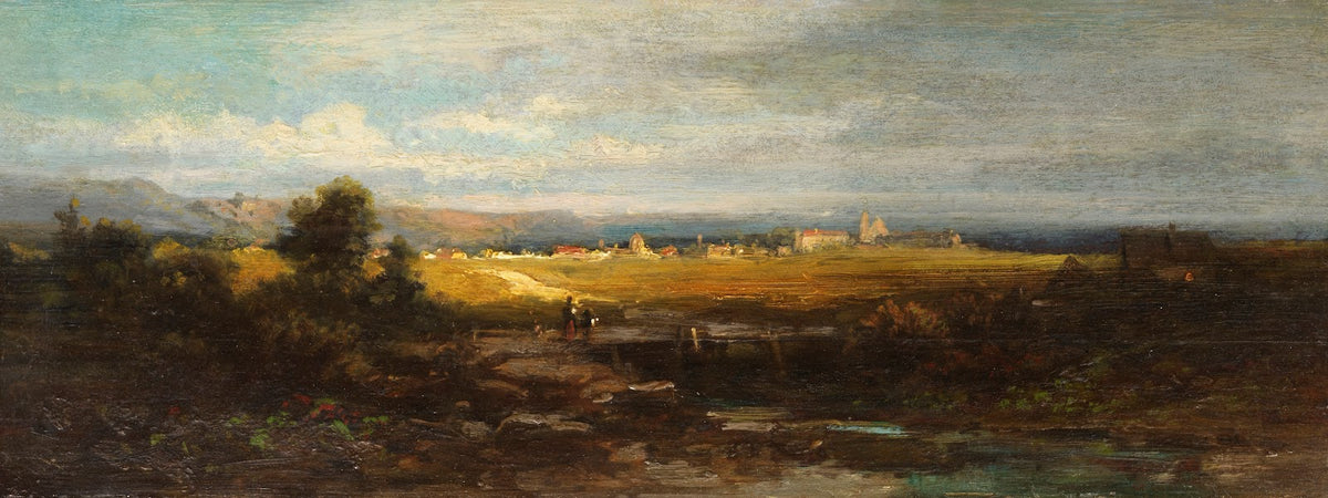 Flachlandschaft im Vorgebirge 1870