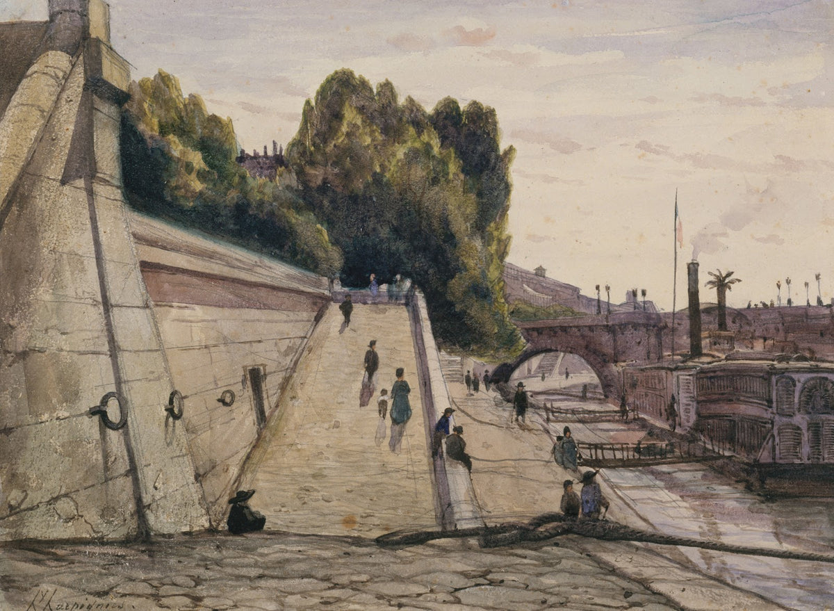 Les bains de la Samaritaine la Seine sur le quai du Louvre 1er arrondissement 18