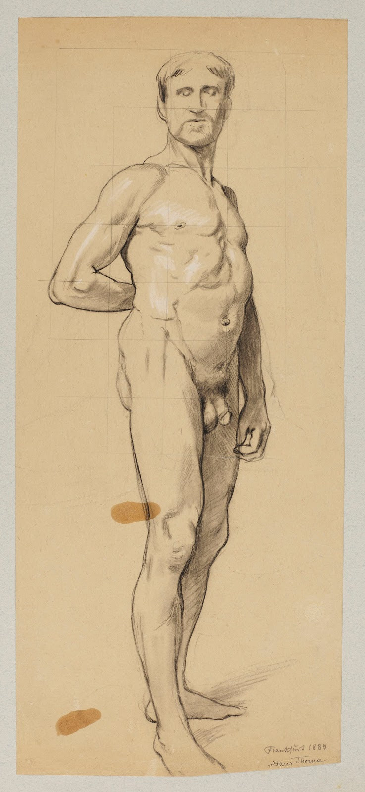 Male nude 1889