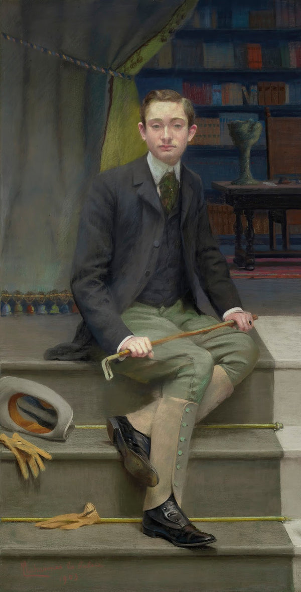 Portrait of a Young Edwardian Man 1903