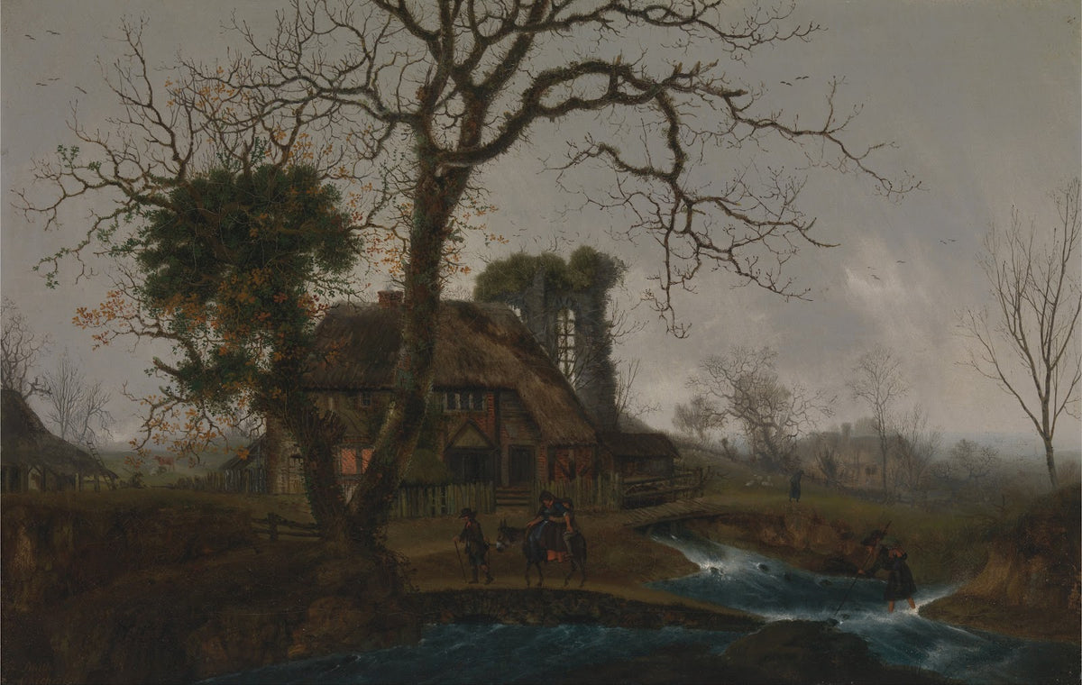 Winter landscape ca 1750