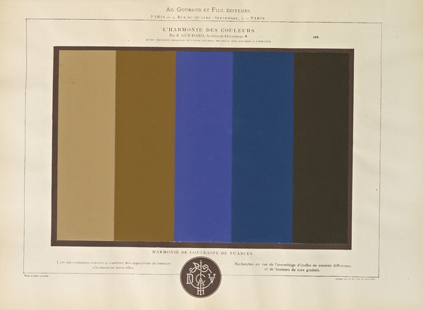Lharmonie des couleurs  Pl100 1880