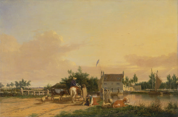 Buckenham Ferry on the River Yare Norfolk
