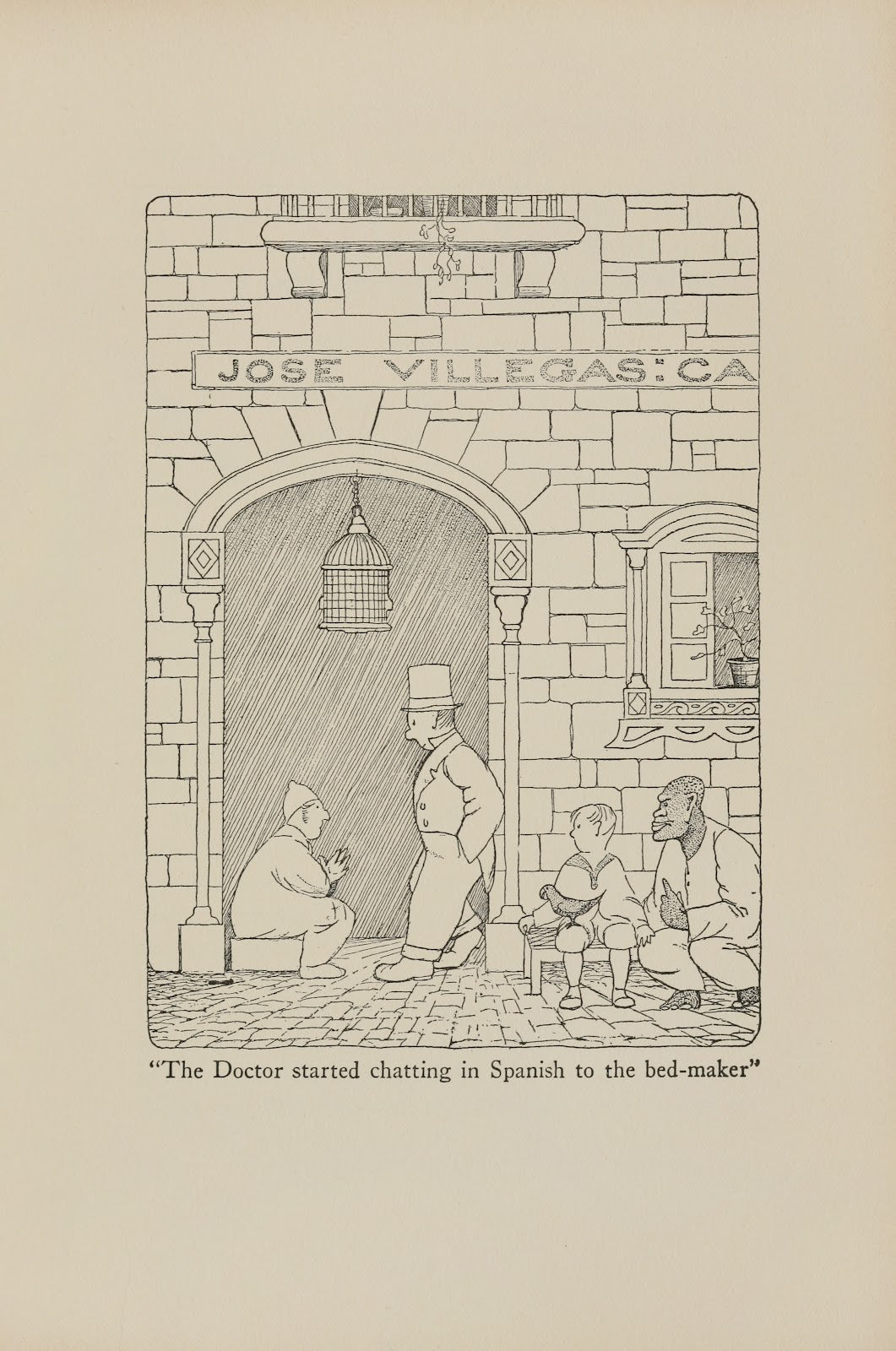 The Doctor started chatting in Spanish to the bedmaker 1922