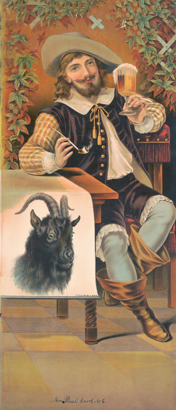 Man panel card no 6 1870