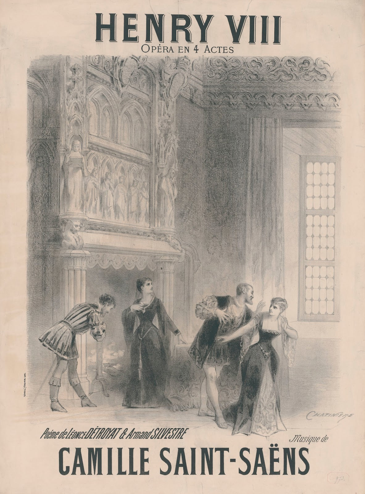 Henri VIII Opéra en 4 actes 1883