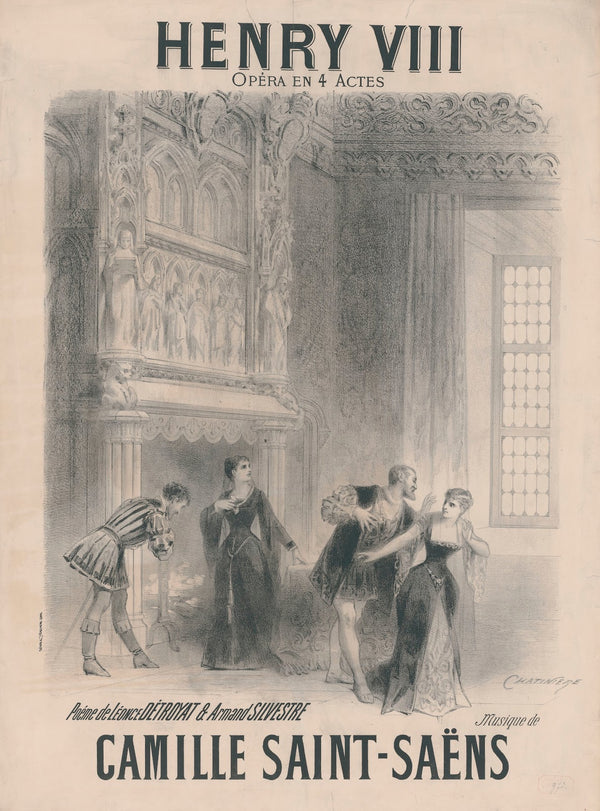 Henri VIII Opéra en 4 actes 1883
