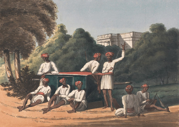 Palankeen Bearers 1828