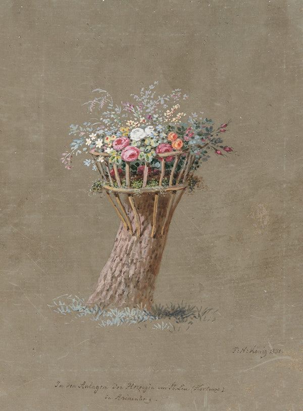 In den Anlagen der Herzogin von St Leu Hortenze in Arènenberg 1831