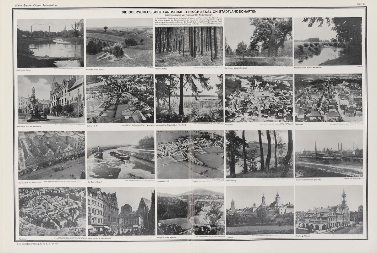 Die oberschlesische Landschaft einschliesslich Stadtlandschaften 1938