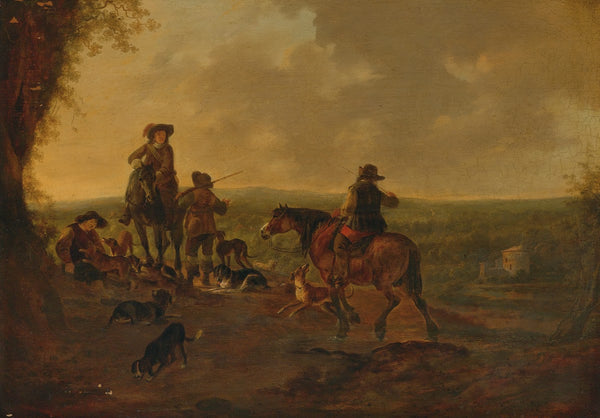 Horsemen In A Landscape 1643