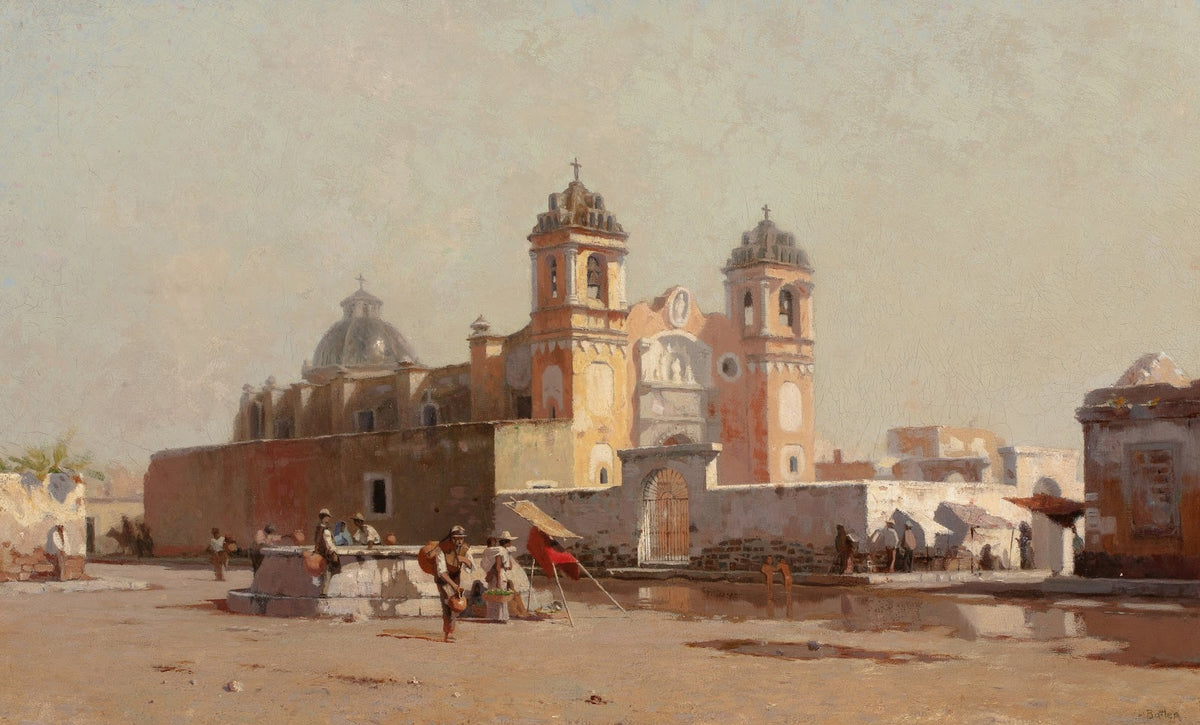 Church of Santa Anna in Mexico 1885