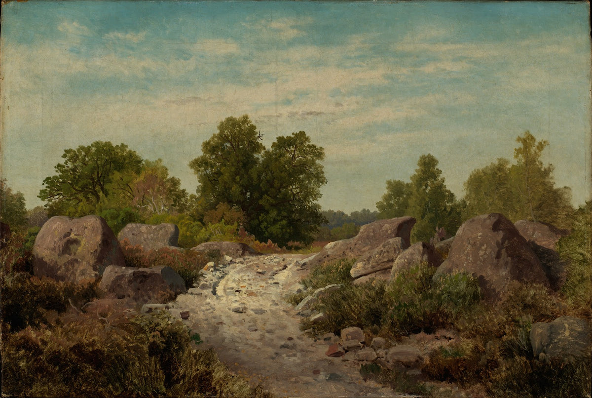 Weg bei Fontainebleau 1858