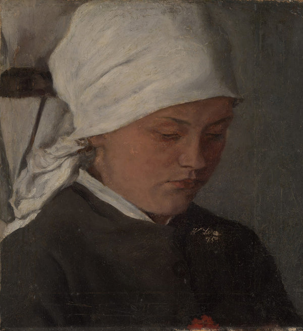 Peasant Girl with a White Headcloth 1885