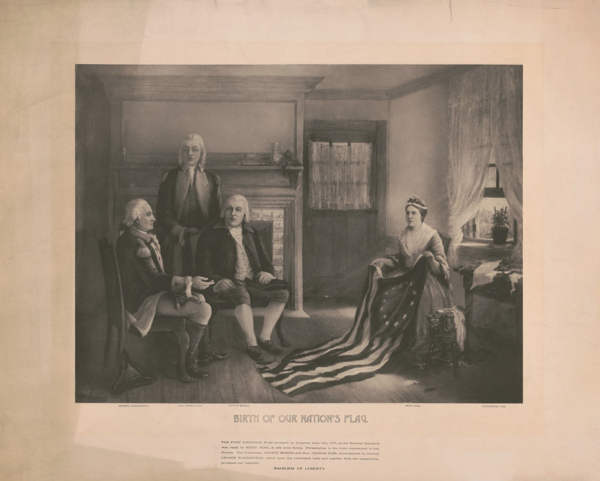 Birth of our nations flag 1893
