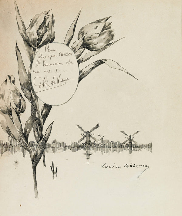 Paysage et dédicace