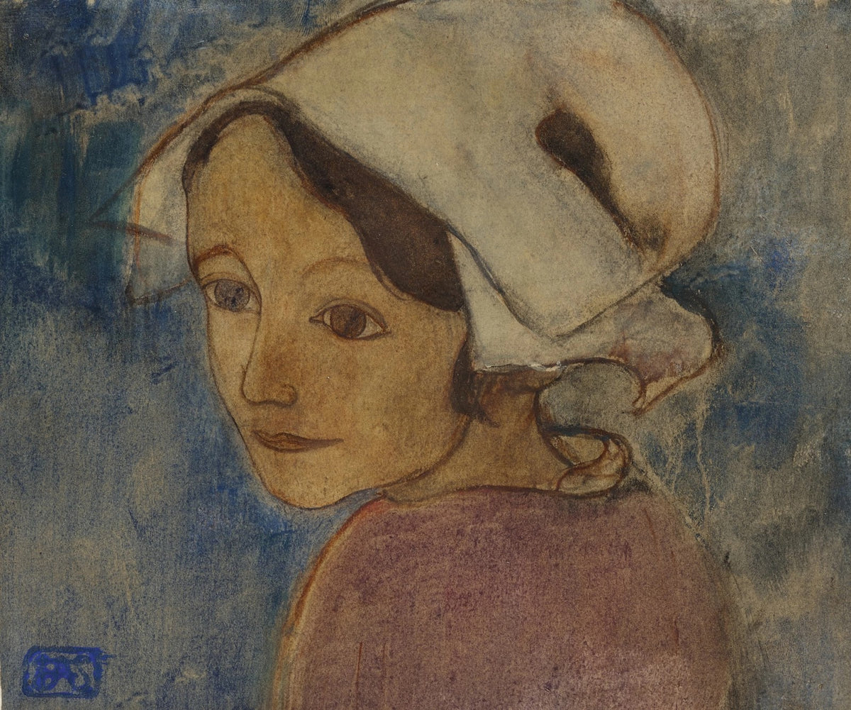 Tête de jeune bretonne