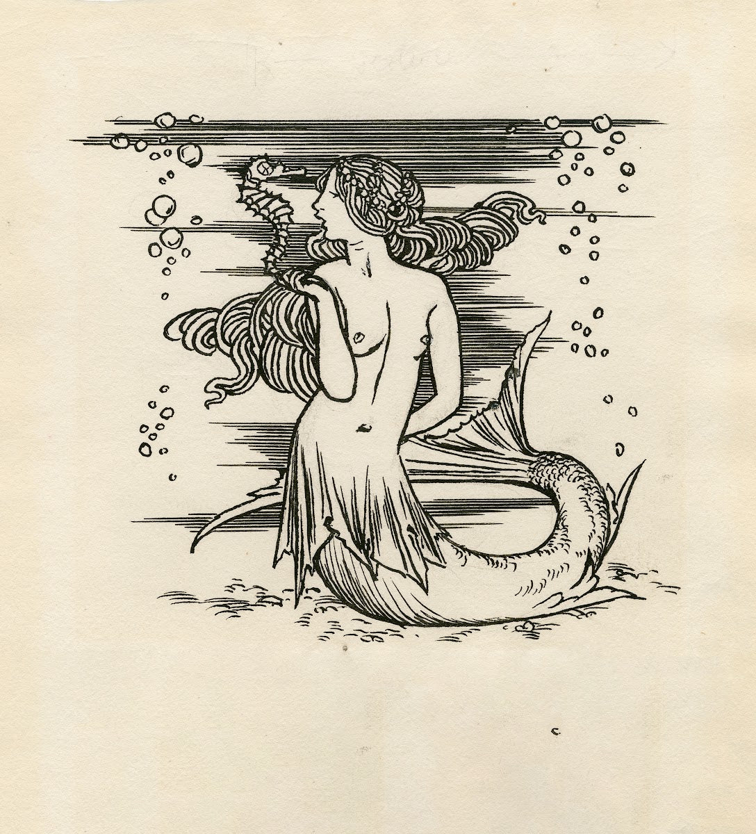 Decorative head to page 24 of Bells edition of The tempest 1900