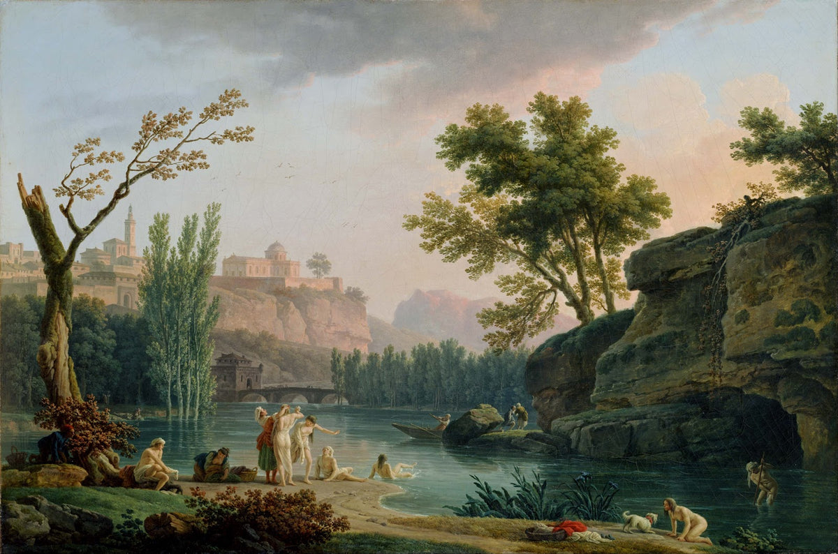Summer Evening Landscape in Italy