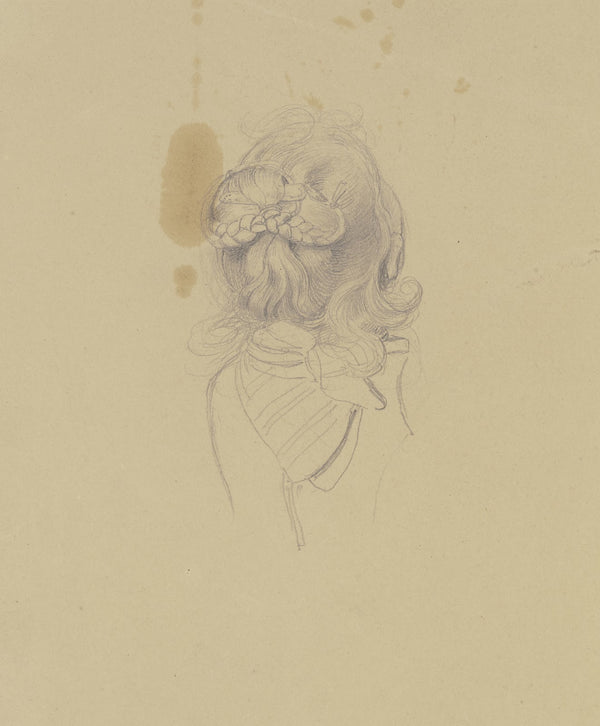 Childs head from behind