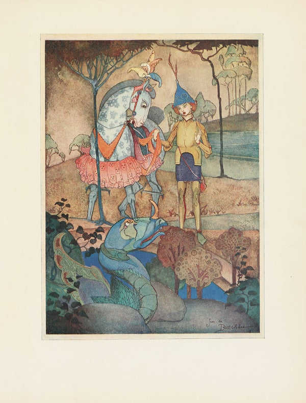 An immense Dragon lying by the Water side 1918