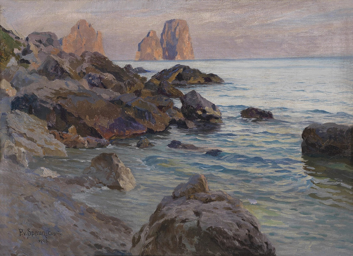 Farglioni Felsen bei Capri 1925