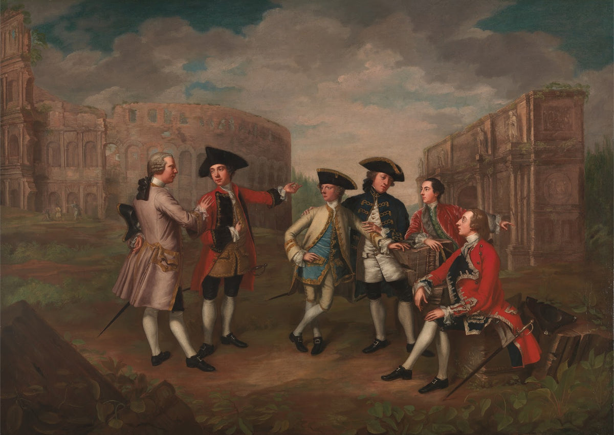 British Gentlemen in Rome ca 1750