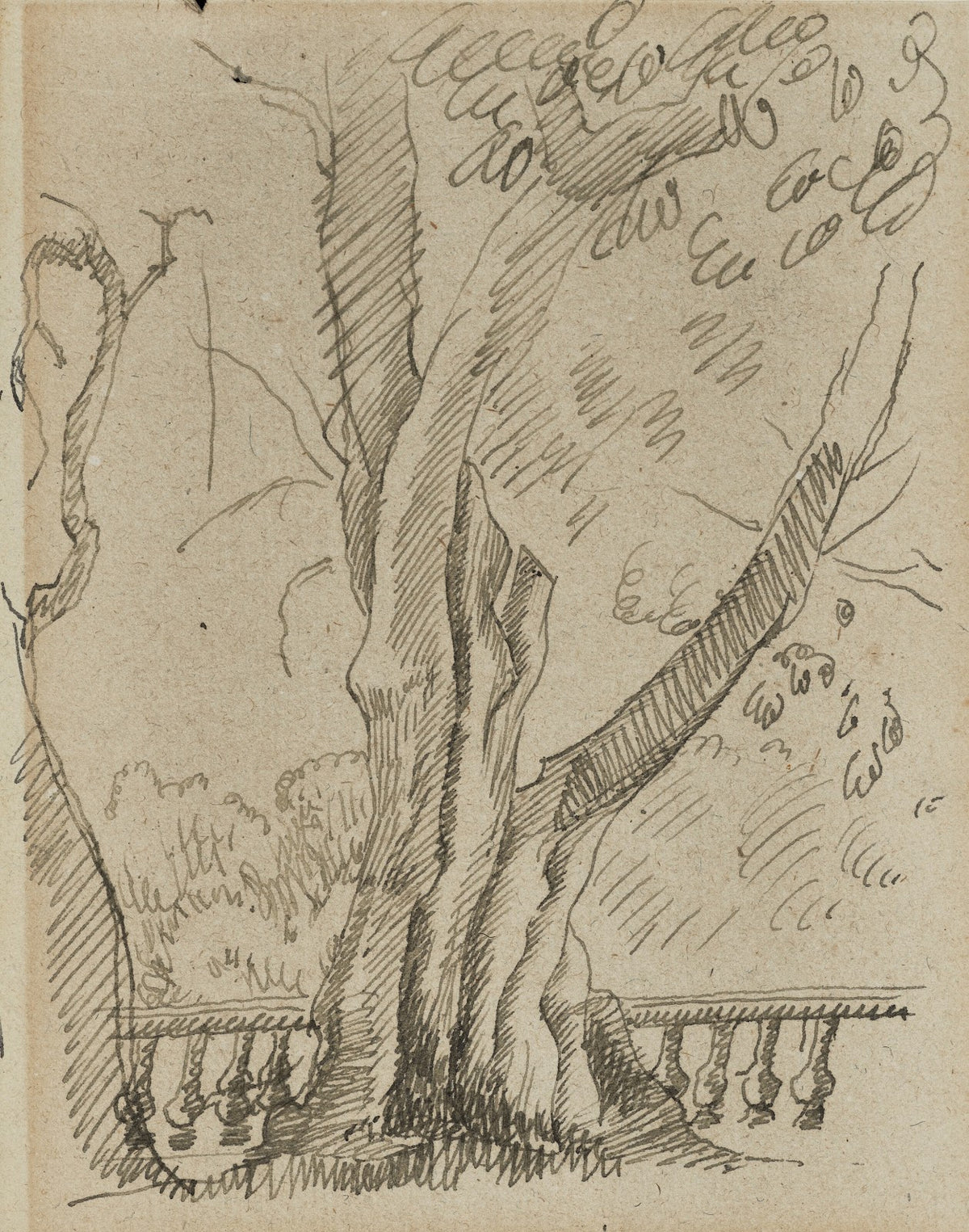 Sur la terrasse à Grasse 1924
