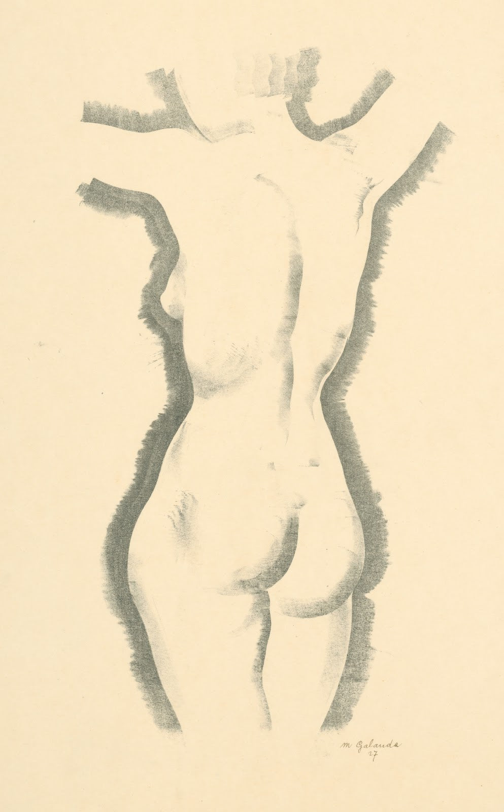 Štúdia ženského aktu 1927
