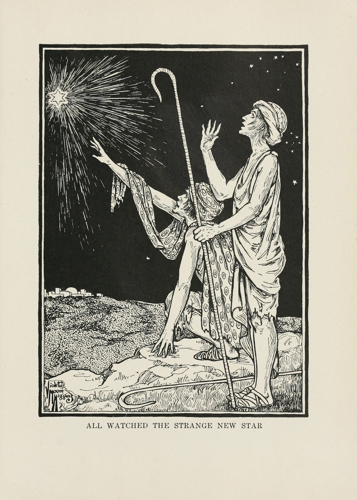 All watched the strange new star 1916