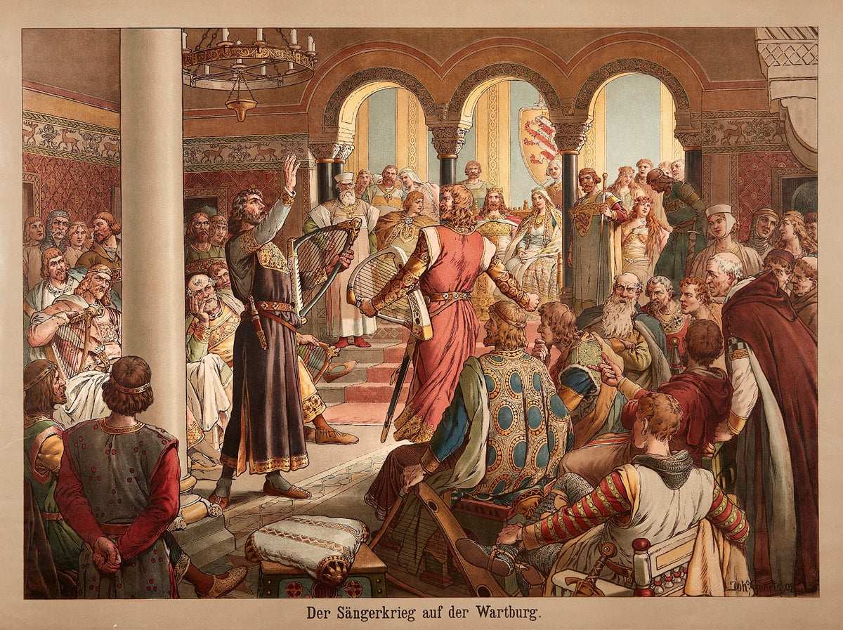 The Singers Contest at Wartburg Castle 19th century