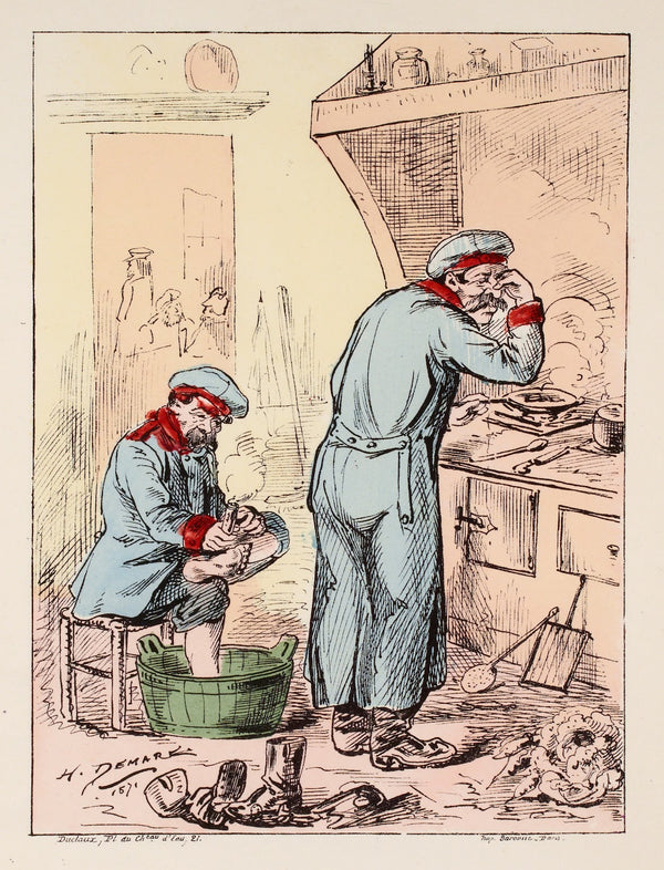 Nos vainqueurs par H Demare Les prussiens chez nous 1891