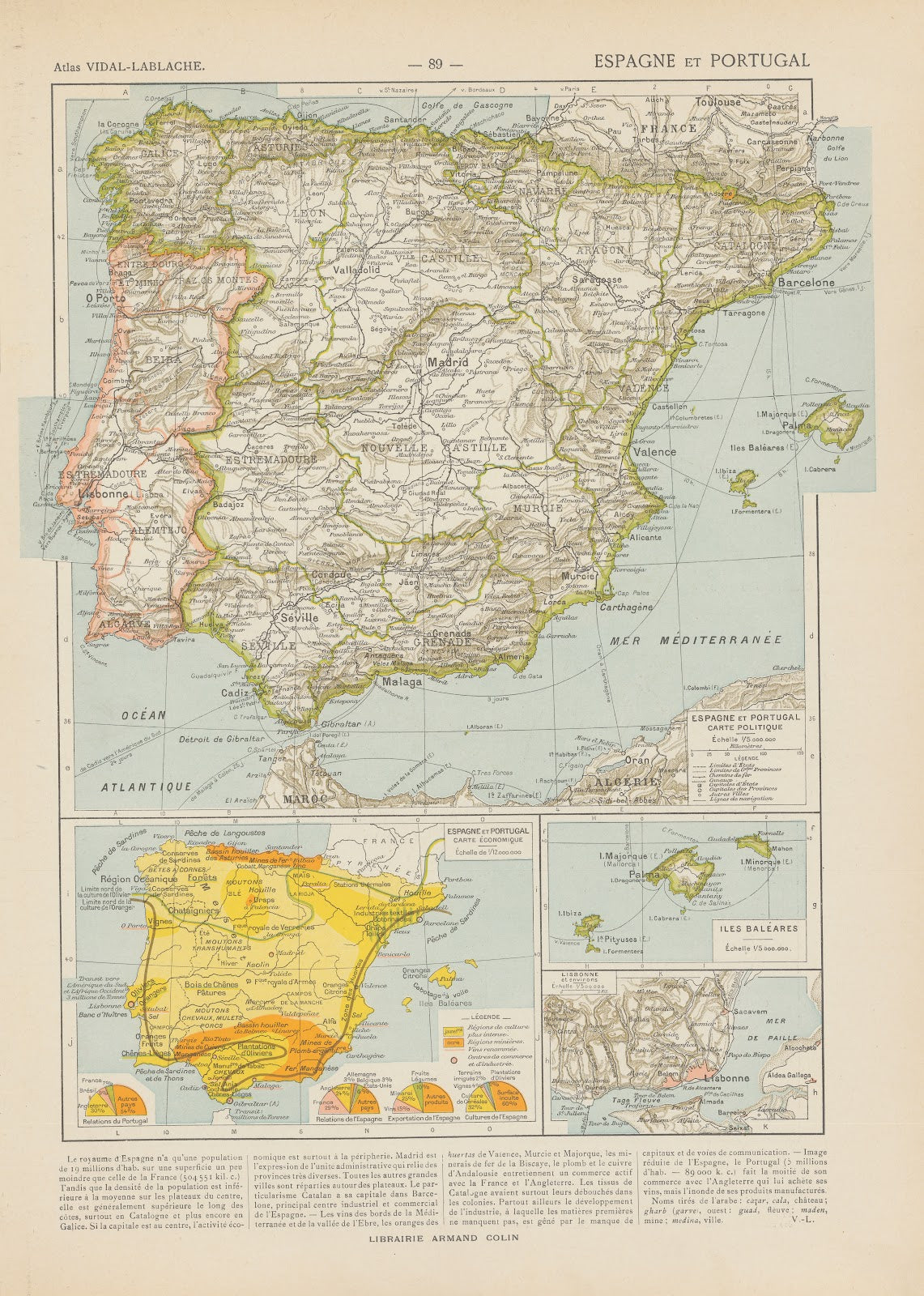 Espagne et Portugal 1913